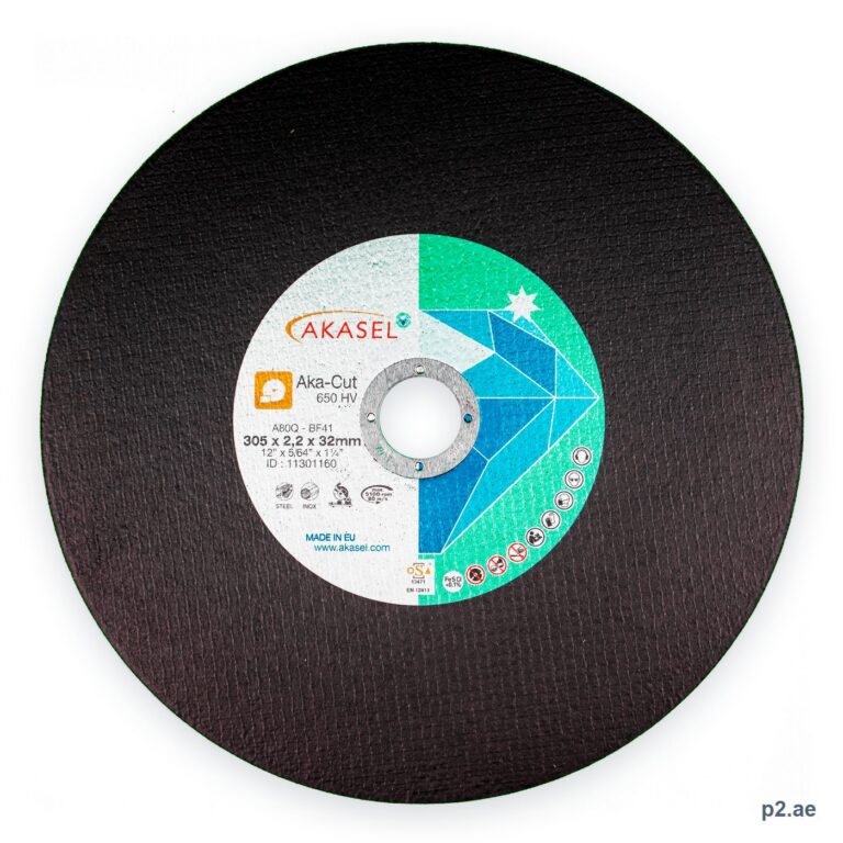 Aka-Cut 650 HV Reinforced Cut-Off Wheel -- All types of harder steel -- 254 mm, 305 mm, 356 mm, 406 mm